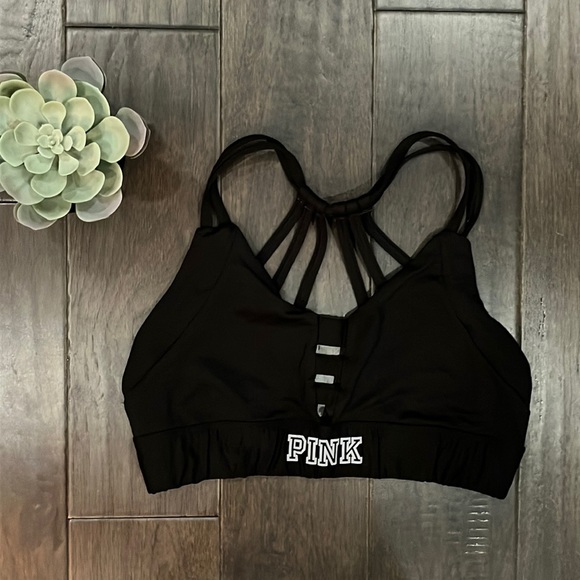 🌸 3/$25 Victoria Secret Pink | Ultimate Strappy Back Sports Bra - Picture 2 of 5